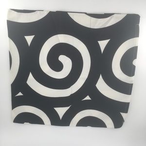 IKEA black & white MOD graphic pillow cover